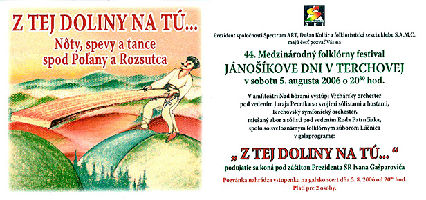 2006 Janosikove dni Terchova Pozvanka