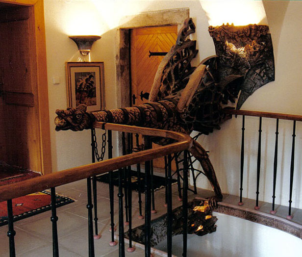 Staircase with banisters 2